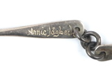 Annie Jägbeck, collier, sterlingsilver 925, signerat, 1980.