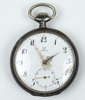 Fickur, 2 st, silver 800, bl.a Omega.