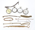 Fickur och kedjor, ett parti, bl.a Railway Timekeeper, Österrike.