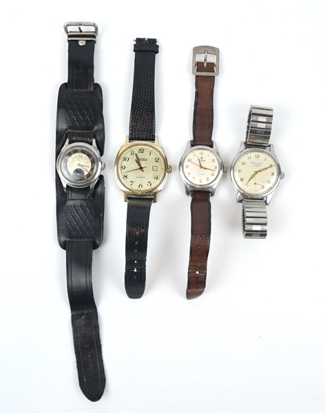 Armbandsur, 4 st, bl.a Örnen och Arsenal.