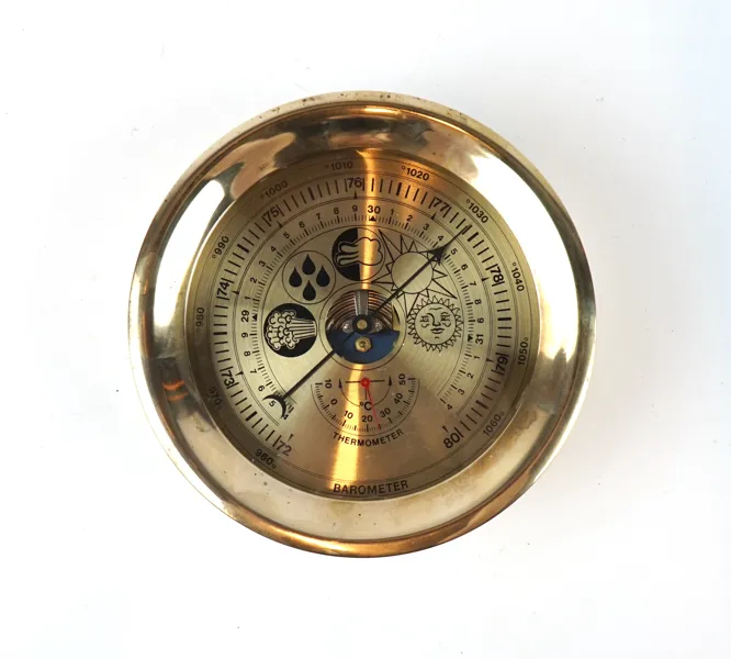 Barometer, mässing.