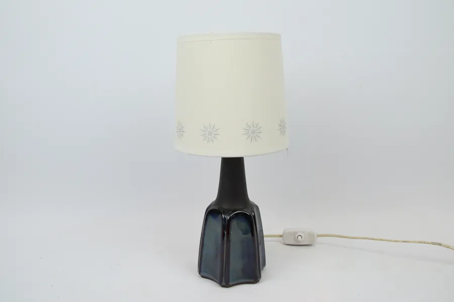 Bordslampa, stengods, Söholm, Danmark.