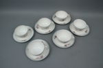 Kaffeservis, 6 delar, porslin, Rörstrand, 1800/1900-tal.