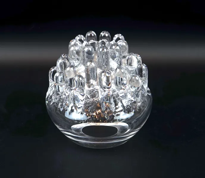 Göran Wärff, ljuslykta, glas, ''Polar'', Kosta Boda, signerad.