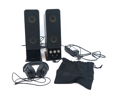 Högtalare och hörlurar, Creative Gigaworks T40 Series II och Philips Fidelio M2.