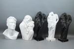 Figuriner, 5 st, keramik, Jie.