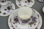 Kaffeservis, 27 delar, porslin, "Victorian Violets", Hammersby.