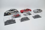 Samlarbilar, 8 st, metall, Porsche och Ferrari.