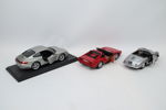 Samlarbilar, 8 st, metall, Porsche och Ferrari.