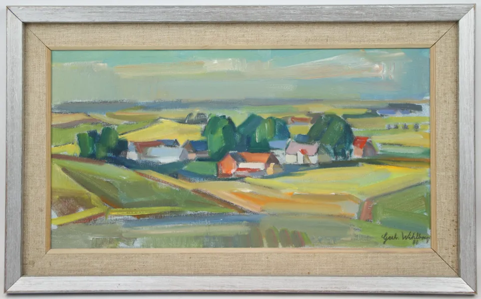 Gerhard Wihlborg, olja på duk, signerad, 1980.
