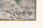 Jennifer Saxell, blandteknik, signerad, 1992.