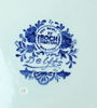 Väggfat, 3 st, porslin, Delfts, Bosch Belgium.