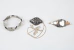 Smycken, 3 delar, silver.