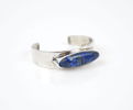 Thor Selzer, armring, sterling silver 925 med lapis lazuli, Danmark.