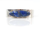 Thor Selzer, armring, sterling silver 925 med lapis lazuli, Danmark.