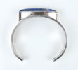 Thor Selzer, armring, sterling silver 925 med lapis lazuli, Danmark.
