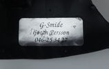 Göran Persson, vägglampor, 2 st, metall, G-Smide.