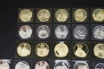 Samlarmynt, 50 st, silver 925, "Rembrandt", Franklin Mint.