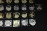 Samlarmynt, 50 st, silver 925, "Rembrandt", Franklin Mint.
