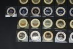 Samlarmynt, 50 st, silver 925, "Rembrandt", Franklin Mint.