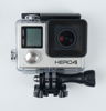 GoPro HERO4 med tillbehör, ett parti.