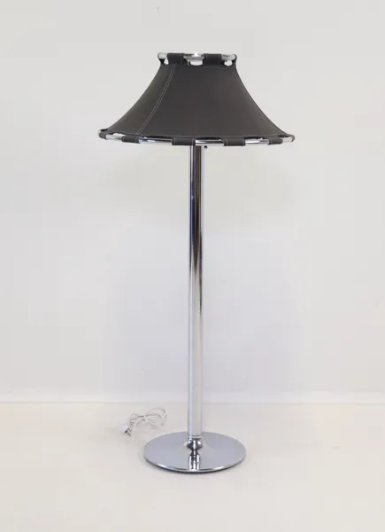 Anna Ehrner, golvlampa, krom/textil, "Anna", Ateljé Lyktan.