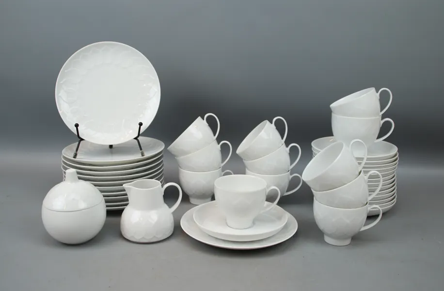 Björn Wiinblad, kaffeservis, 23 delar, porslin, Lotus, Rosenthal/Studio-Linie.