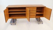 Sideboard, 2 skåp, 6 lådor, teak, 1900-talets andra hälft.