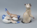 Figuriner, 3 st, porslin, Bing & Gröndahl.
