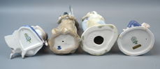 Figuriner, 4 st, porslin, bl.a Bing & Gröndahl.