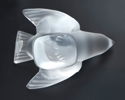 Figuriner, 2 st, glas, Lalique, Paris.