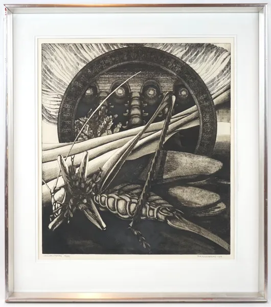 Per Svensson, originaletsning, nr 12/50, signerad, 1969.