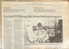 Gerhard Wihlborg, ''Skylar i Höstlandskap, Löderup'', olja på duk, signerad.