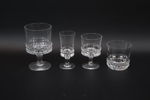 Bengt Edenfalk, glas, 51 st, 4 st olika modeller, Corona, Royal Krona.
