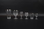 Glas, 58 stm 6 olika modeller.