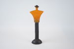Kjell Engman, "Dressboy", skulptur, glas, ur serien Catwalk,  Kosta Boda, signerad.