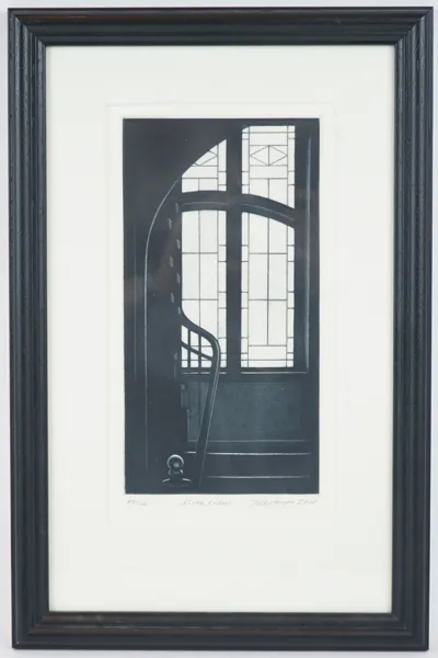 Jukka Vänttinen, "Sista tiden", etsning 89/110, signerad, 2010.