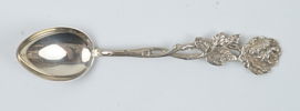 Kaffeskedar, 12 delar, silver, ''Rosen''.