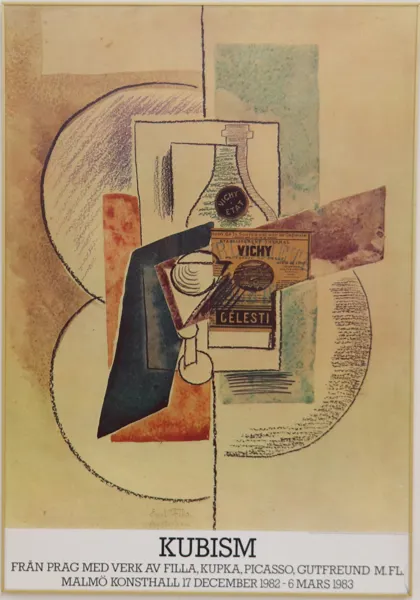 Affisch, "Kubism", Malmö Konsthall, 1982-1983.