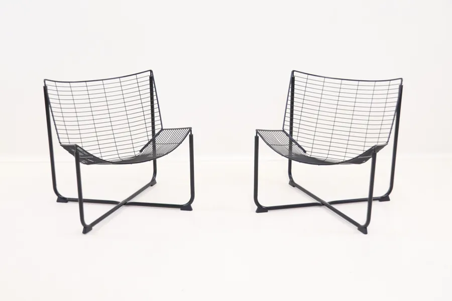 Niels Gammelgaard, fåtöljer, ett par, metall, "Råane", IKEA.