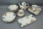 Servisdelar, 20 st, porslin, Country Classics, Fruit Panorama, Mikasa, Japan.
