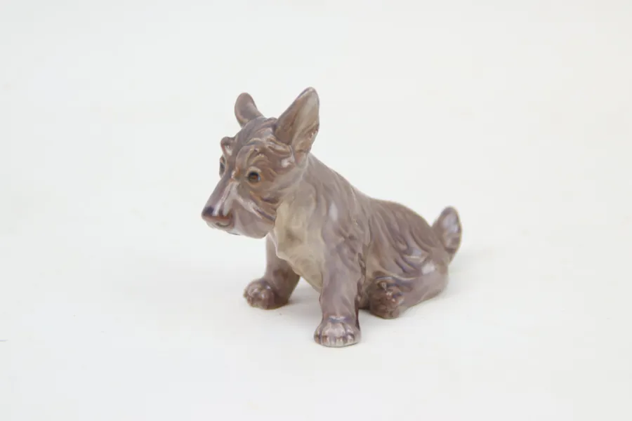 Jens Peter Dahl-Jensen, figurin, skotsk terrier, porslin, 1094, Dahl Jensen, Danmark.