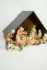 Julkrubba med 16 figurer av porslin, M.I. Hummel, Goebel.