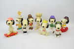Snobbenfigurer, plast, McDonalds, år 2000.