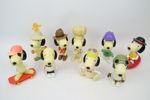 Snobbenfigurer, plast, McDonalds, år 2000.