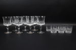 Ingeborg Lundin, glas, 7+7 st, "Silvia", Orrefors.