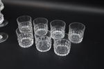 Ingeborg Lundin, glas, 7+7 st, "Silvia", Orrefors.