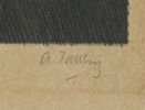 Axel Tallberg, "Öldrickaren", etsning, signerad.