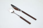 Tias Eckhoff, bestick, 12+12 st, teak/rostfritt, Lundtofte, Danmark.