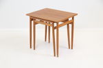 Satsbord, 2 delar, teak, Seffle Möbelfabrik.